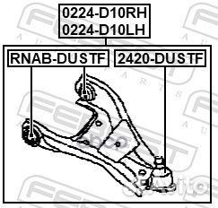 Рычаг подвески перед лев 0224-D10LH 0224D1