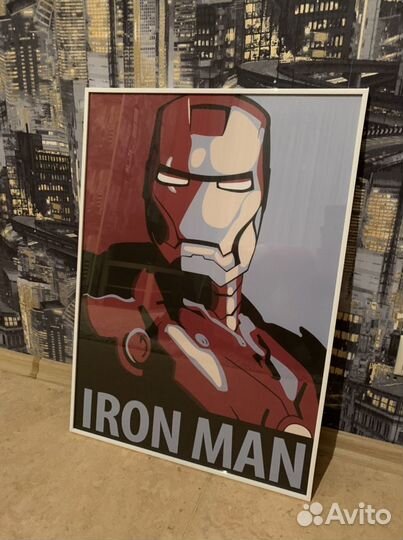 Картина железный человек