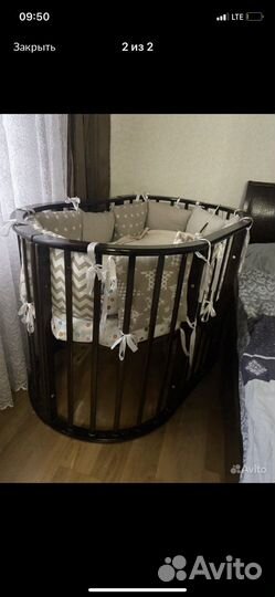 Детская кроватка трансформер