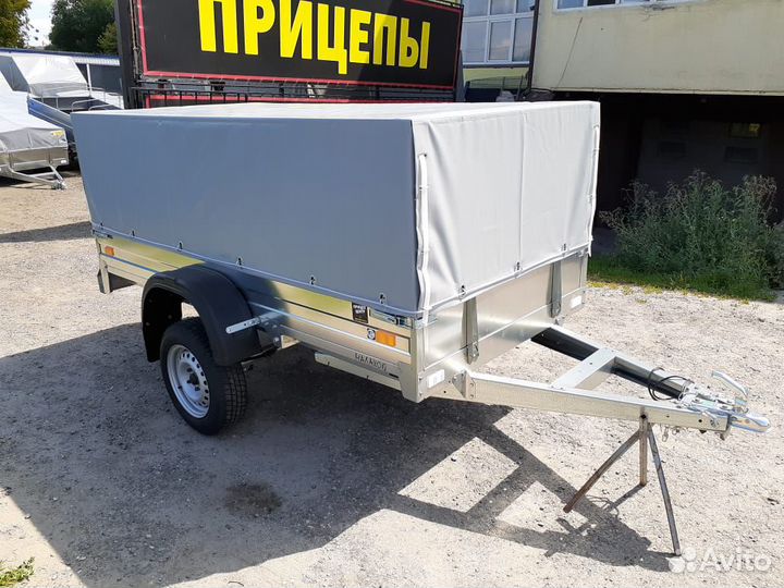 Прицеп сст-7132-02 2,4х1,2 оцинк.тент выс.М. Новый