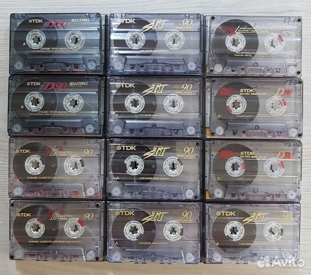 Аудиокассеты TDK D 90 (076)
