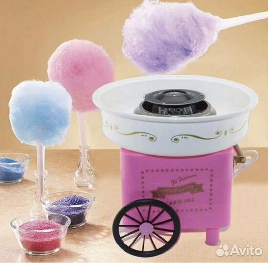 Изготовление сахарной ваты