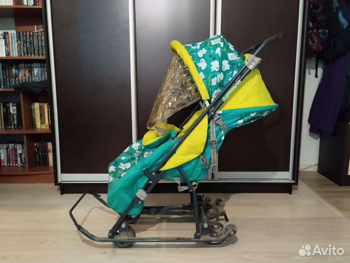 Детские санки коляска ника