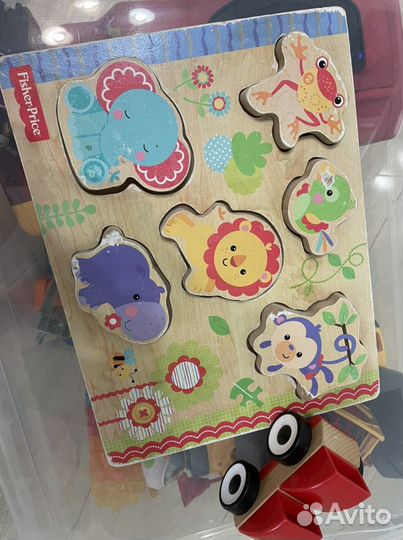 Деревянные игрушки Fisher Price и др