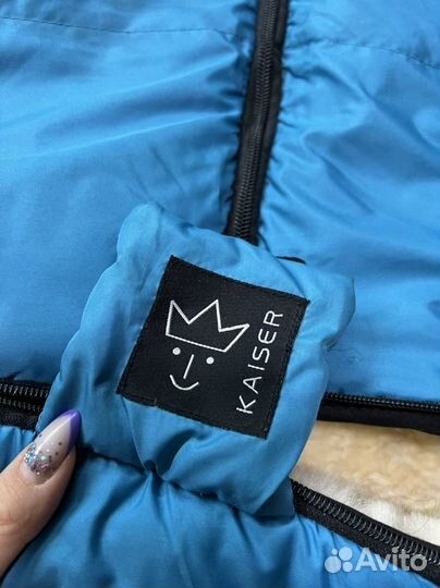 Зимний конверт в коляску на овчине