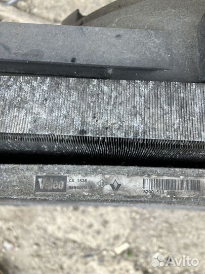 Кассета радиаторов рено логан 1 сандеро