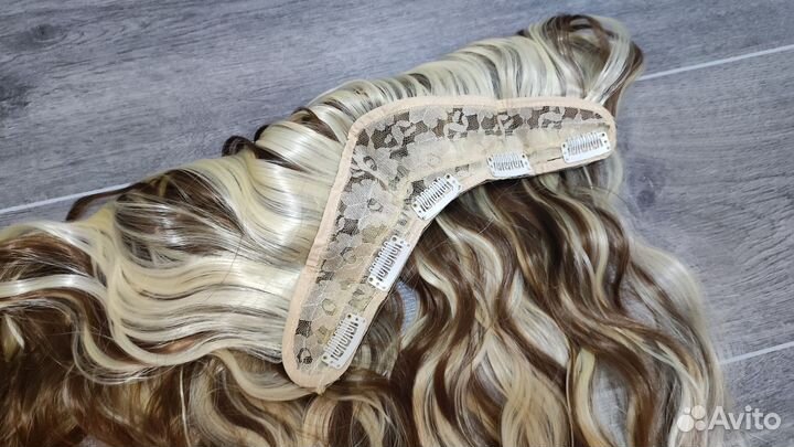 Волосы на заколках для наращивания. Новые