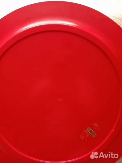 Тарелка - пано хохлома