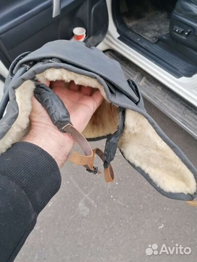 Шлемофон танковый зимний меховой