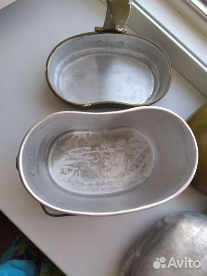 Фляжки СССР и котелок