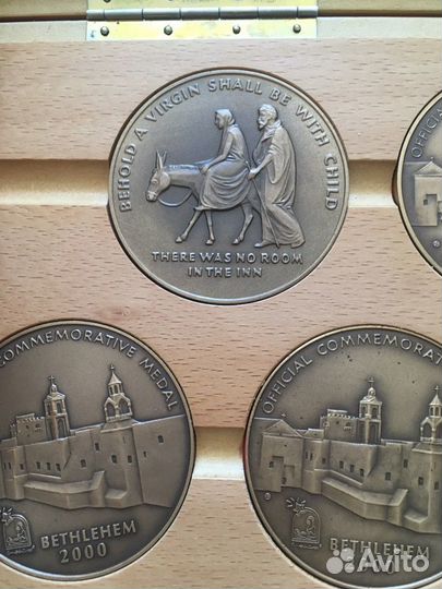 Памятные коллекционные медали Bethlehem 2000