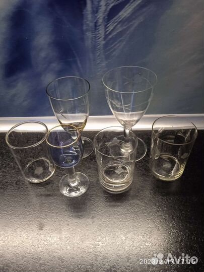 Фужеры, стаканы, рюмки СССР