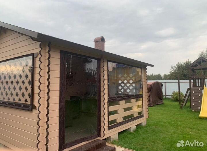 Мягкие окна для террасы