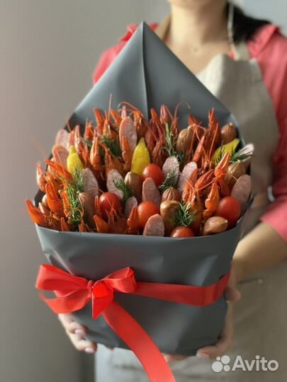 Мужской букет из раков