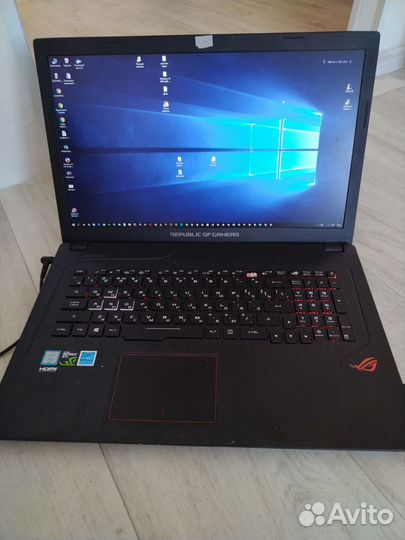 Игровой ноутбук asus ROG Strix, черный, 17.3, торг