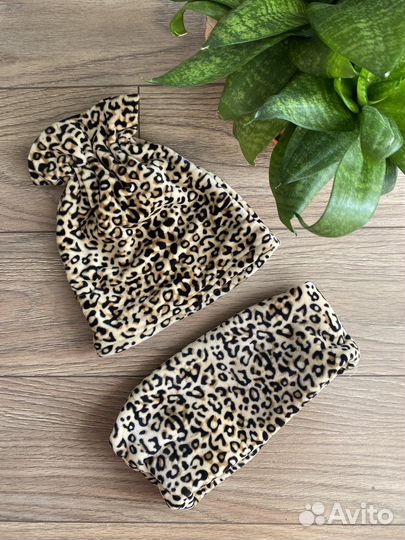 Шапка со снудом демисезонная для девочки