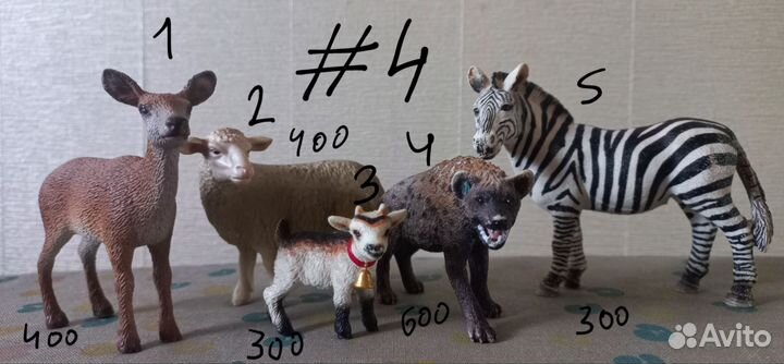 Фигурки животных Schleich, Papo, CollectA, Mojo