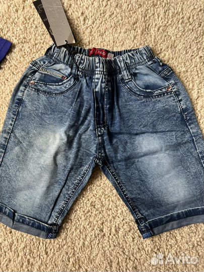 Шорты+футболка новое размер 122-128