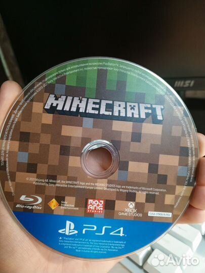 Диск для ps4 майнкрафт