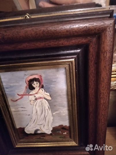 Картина Европа. Рама дуб