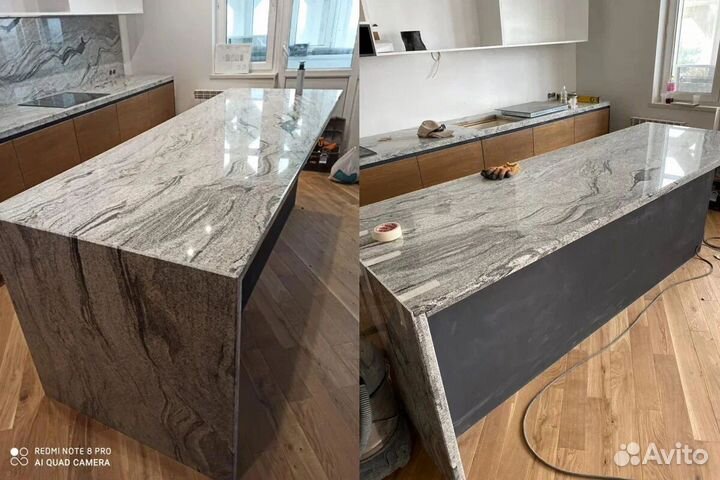 Новая каменная столешница. Расчёт. Доставка