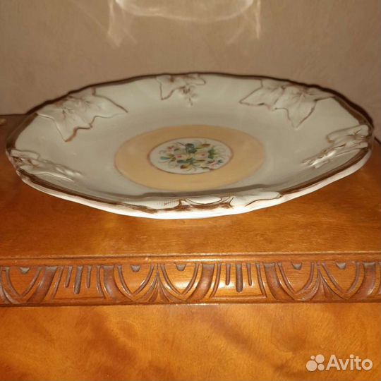 Блюдо антикварное 19 век