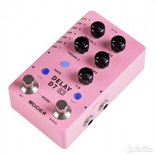 Педаль Mooer D7 Delay X2