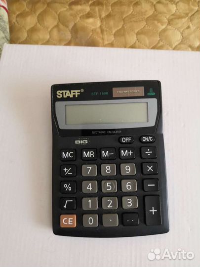 Калькуляторы : sharp EL-832 и staff