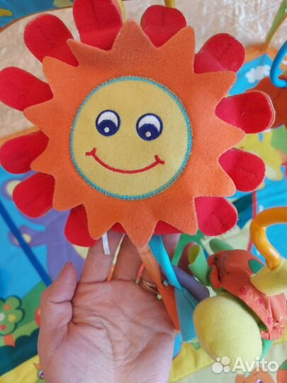 Развивающий коврик tiny love солнечная полянка