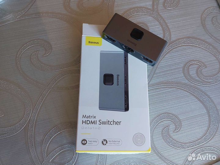 Разветвитель Baseus hdmi. Новый