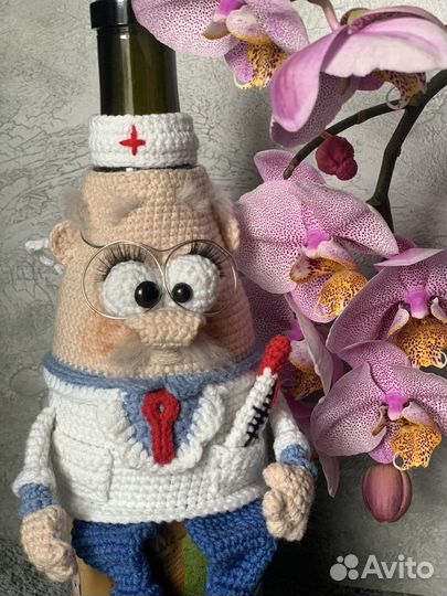 Чехол на бутылку шампанского или вина