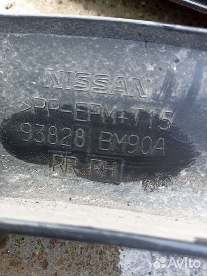 Nissan Qashqai j11 расширитель арки