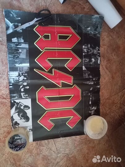Плакаты постеры рок музыка ac/dc