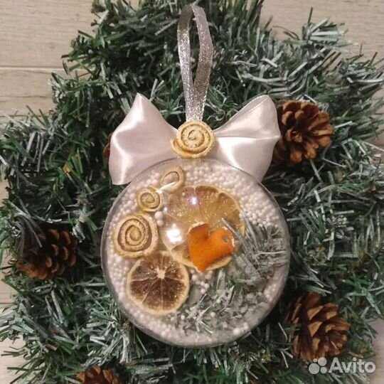 Новогодний шар с фотографией