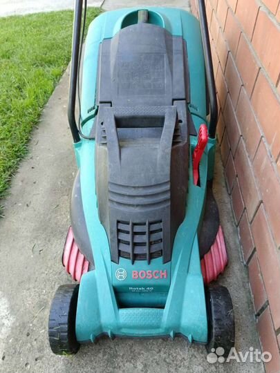 Газонокосилка электрическая bosch