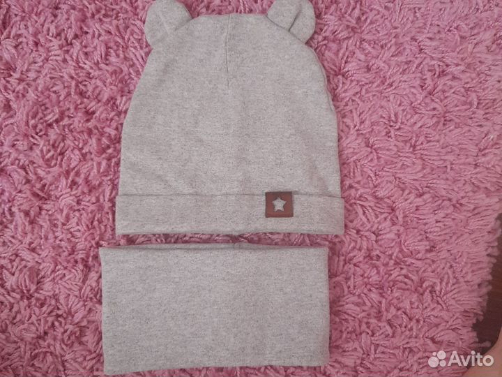 Комплект шапка, шарф