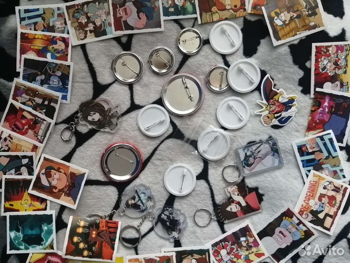 Значки брелки Магистр Геншин Гравити фолз