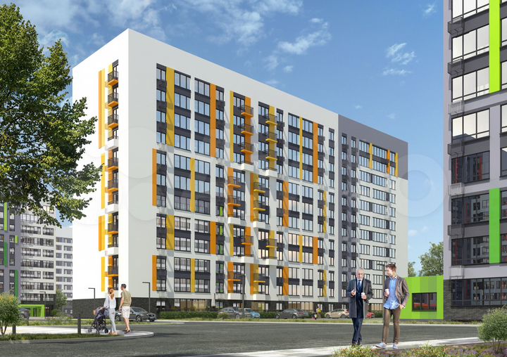 2-к. квартира, 60,5 м², 10/12 эт.