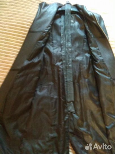 Кожаный плащ