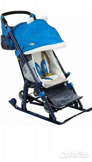 Детские санки коляска ника
