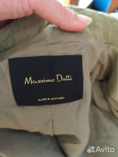 Massimo dutti тренч -рубашка