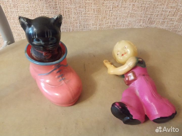 Игрушки целлулоид СССР. Мурзилка-корреспондент