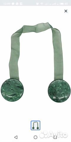 Подхваты для штор на магните