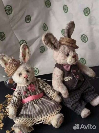 Игрушки зайцы тедди