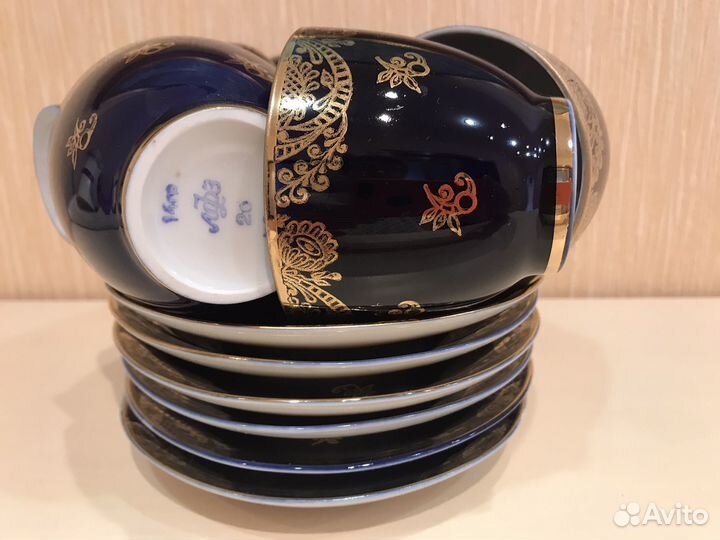 Кофейный набор кобальт лфз