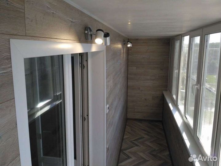 Отделка балконов и лоджий