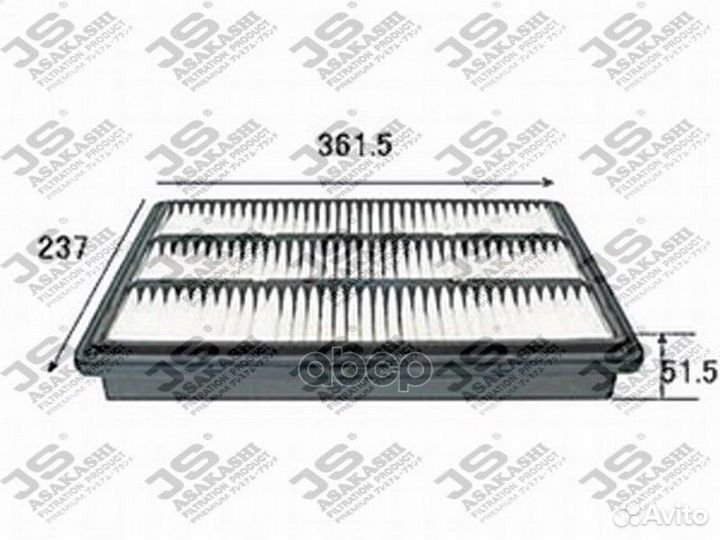 Фильтр возд.mitsubishi pajero 3.2D 2000 A3017