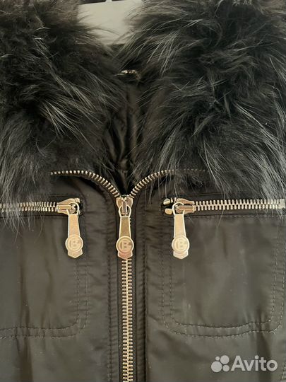 Пальто Baldinini с натуральным мехом бу