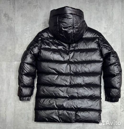 Пуховик moncler удлиненный -35