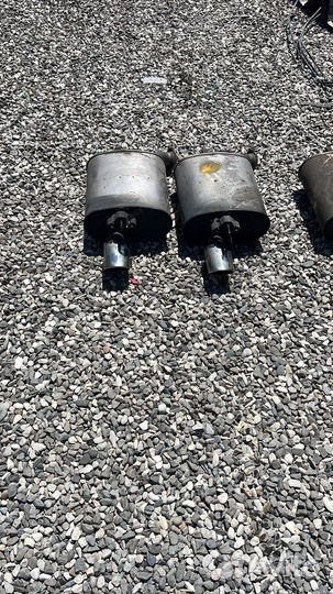 Левый глушитель Toyota camry